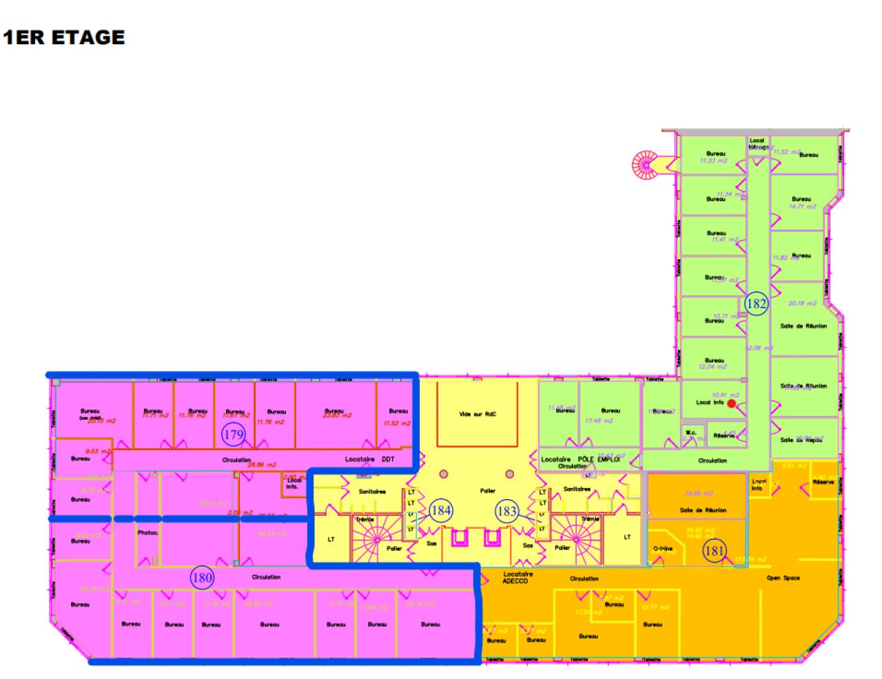 Bureau Cergy 1887m² Location bureau Cergy Val-d'Oise OLBUR2310795 28